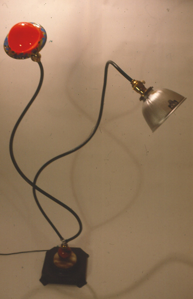 Pas de duex functions as a three dimensional line drawing with two elements twisting around each other